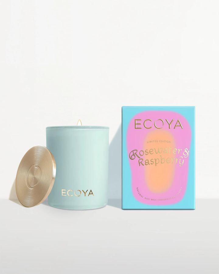 Ecoya Rosewater & Raspberry Madison Candle 400G