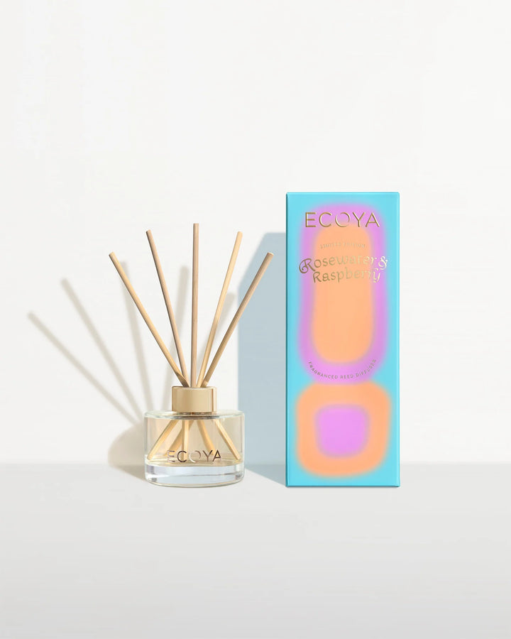 Ecoya Rosewater & Raspberry Mini Reed Diffuser 50Ml