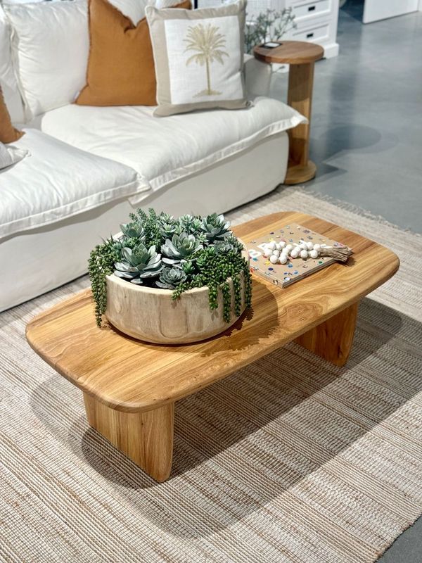 Skylar Organic Oval Coffee Table 120X60X44cm