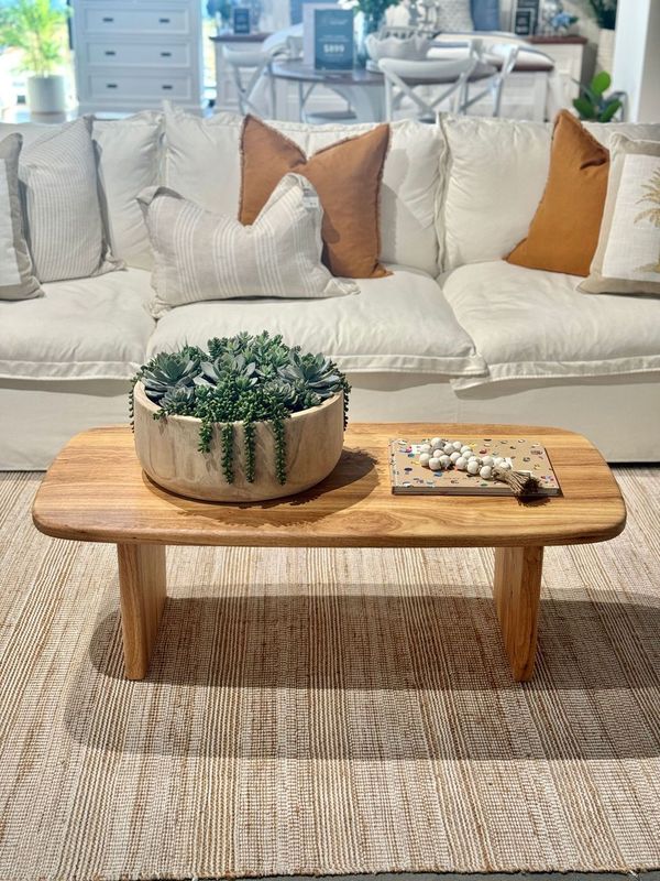 Skylar Organic Oval Coffee Table 120X60X44cm