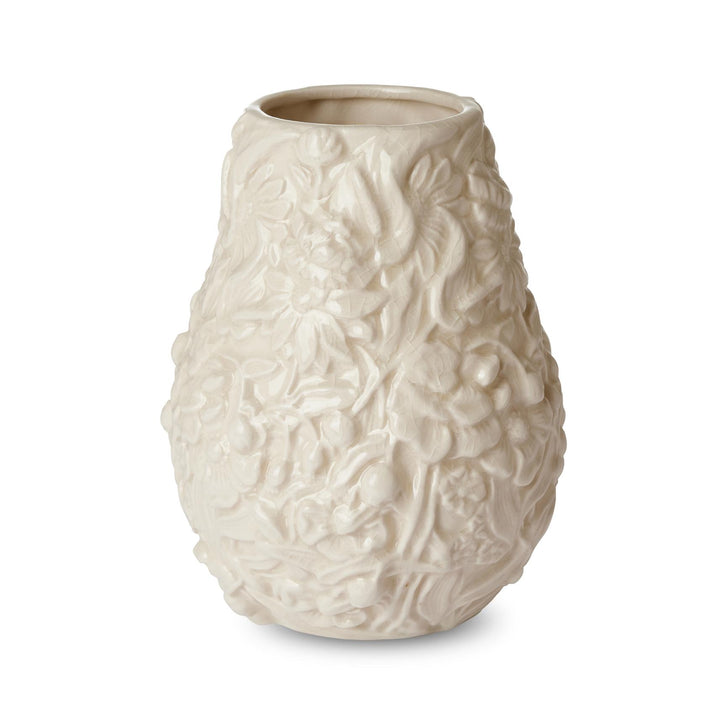 Annie Cream Crackle Vase Lrg D20.4X25cm