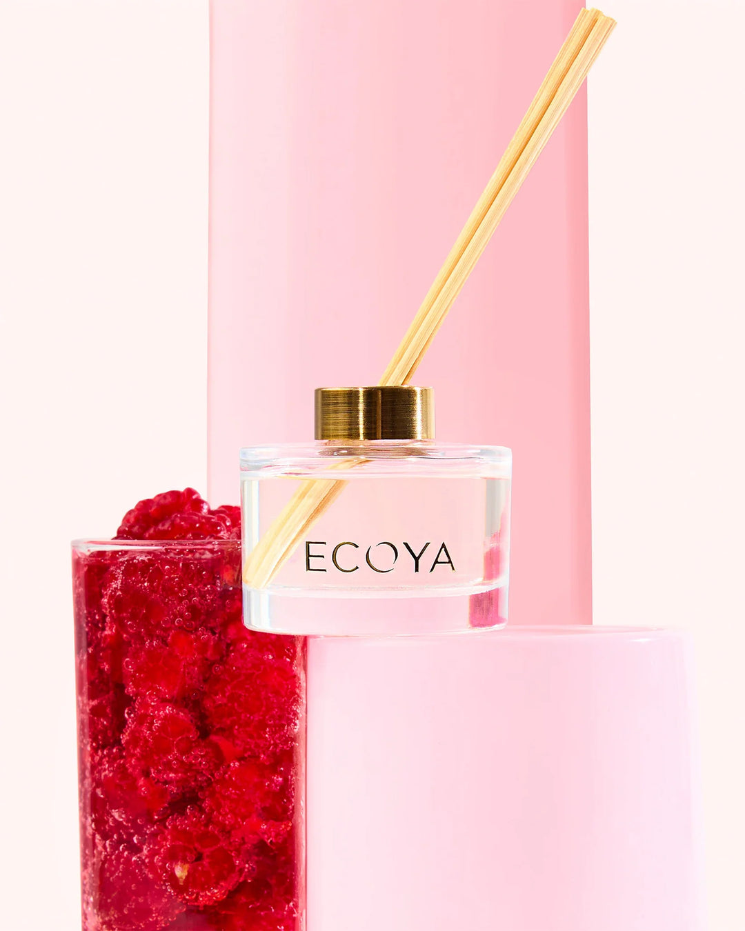 Ecoya Rosewater & Raspberry Mini Reed Diffuser 50Ml