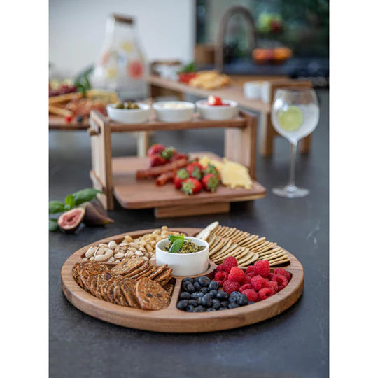 Gather Round Sectional Platter With Bowl