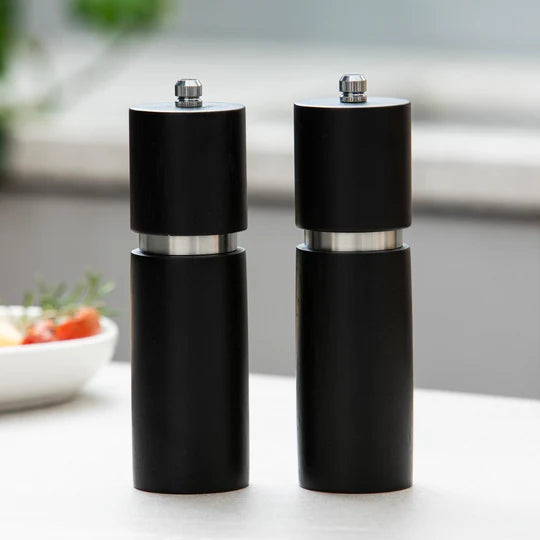 Gather Black Set of 2 Salt & Pepper Grinder