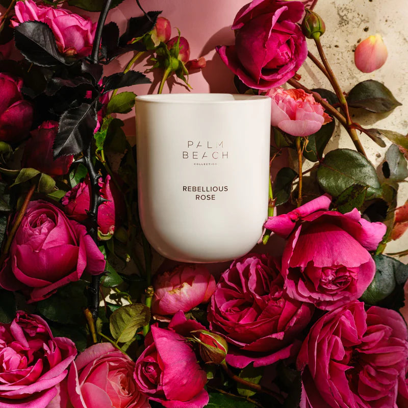 Palm Beach Collection Candle Rebellious Rose 400g