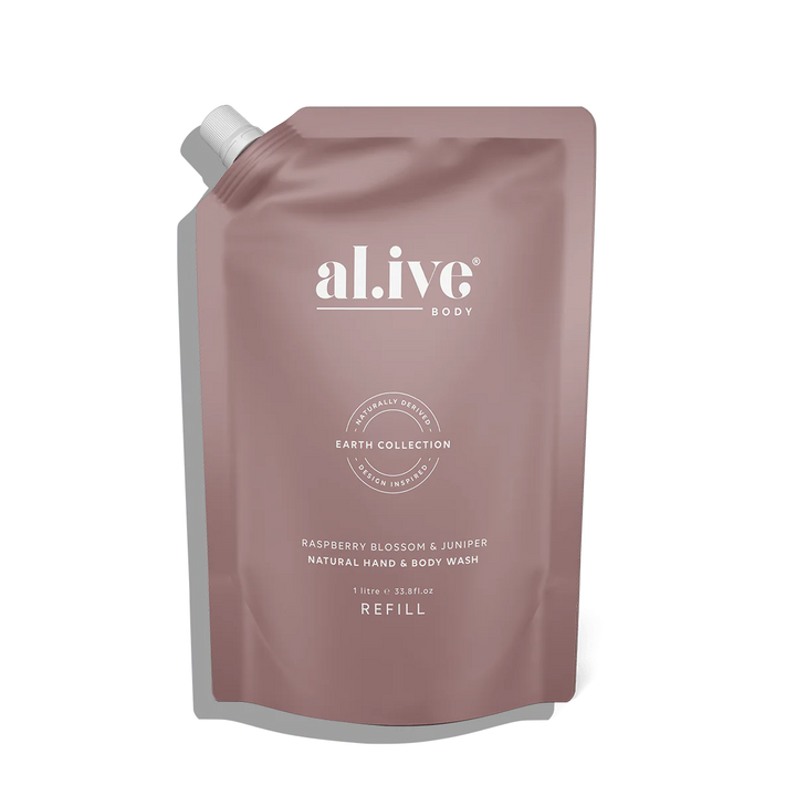 Al.ive Body Raspberry Blossom & Juniper Wash Refill