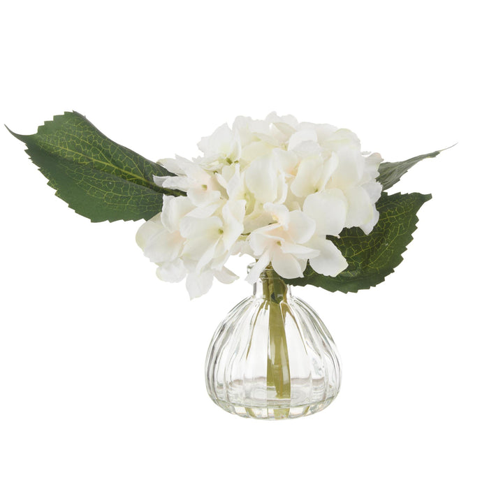 Hydrangea-Clear Glass Vase 24x24x22cm