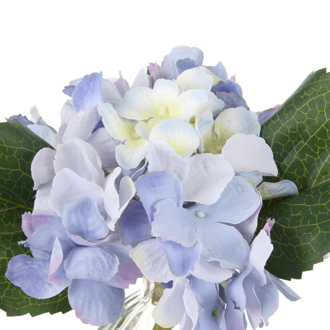 Hydrangea-Clear Glass Vase 24x24x22cm