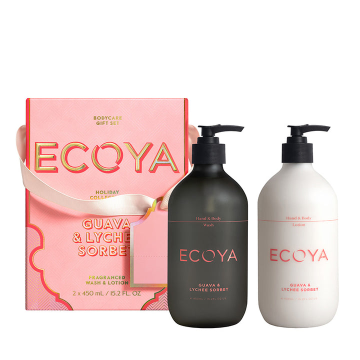 Ecoya Guava & Lychee Sorbet Bodycare Gift Set