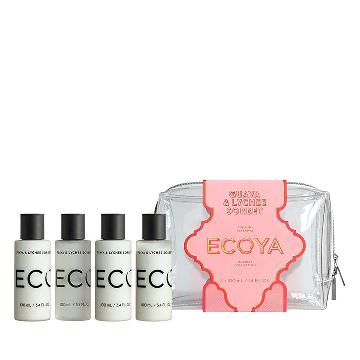 Ecoya Guava & Lychee Sorbet Mini Takeaway Set