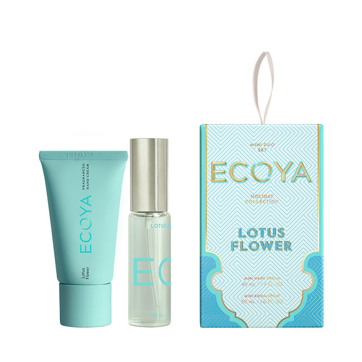 Ecoya Lotus Flower Mini Duo Set