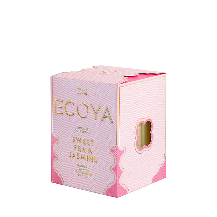 Ecoya Sweet Pea & Jasmine Grand Goldie Candle 850g