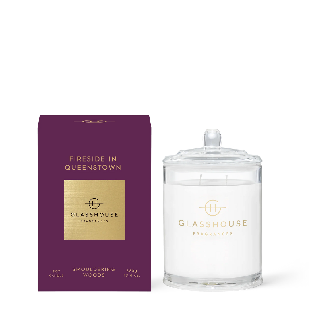 Glasshouse Fragrances Fireside in Queenstown 380g Candle