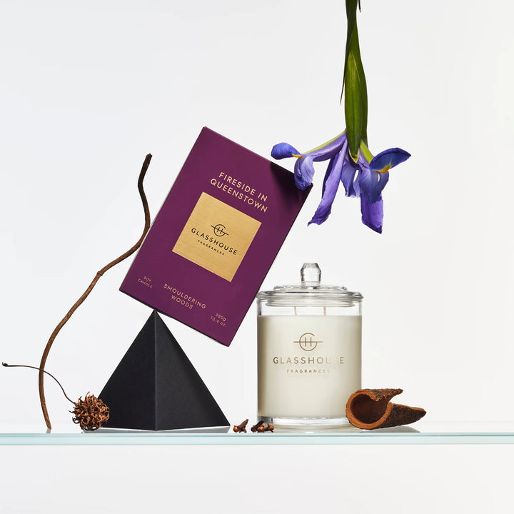 Glasshouse Fragrances Fireside in Queenstown 380g Candle