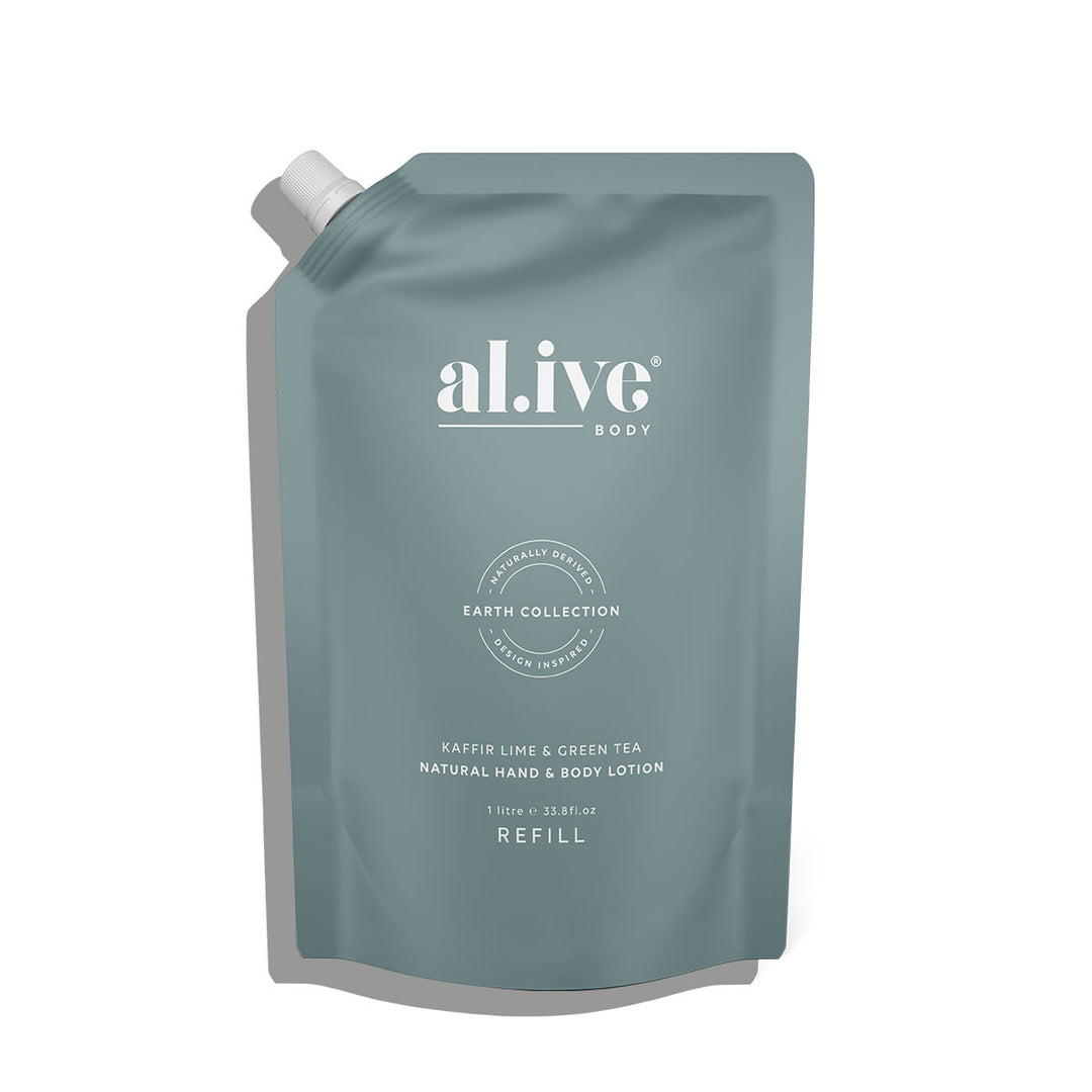 Al.ive Body Kaffir Lime & Green Tea Duo Lotion Refill