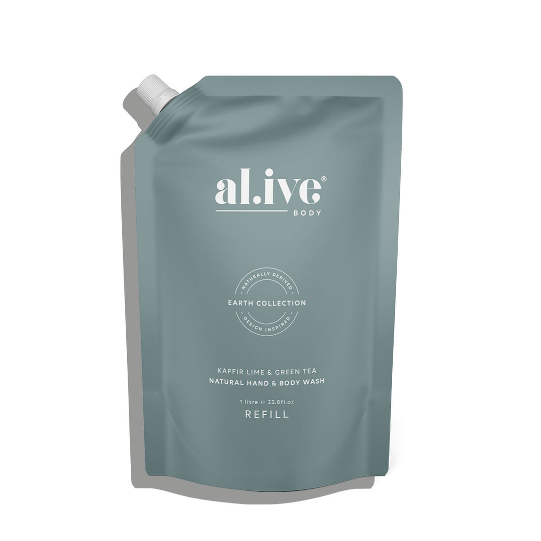 Al.ive Body Kaffir Lime & Green Tea Duo Wash Refill