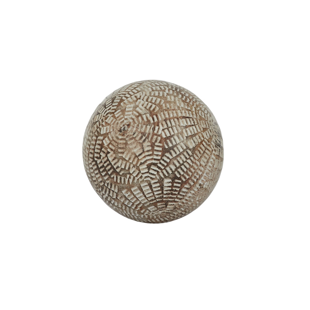 Bicheno Wood Deco Ball 7cm