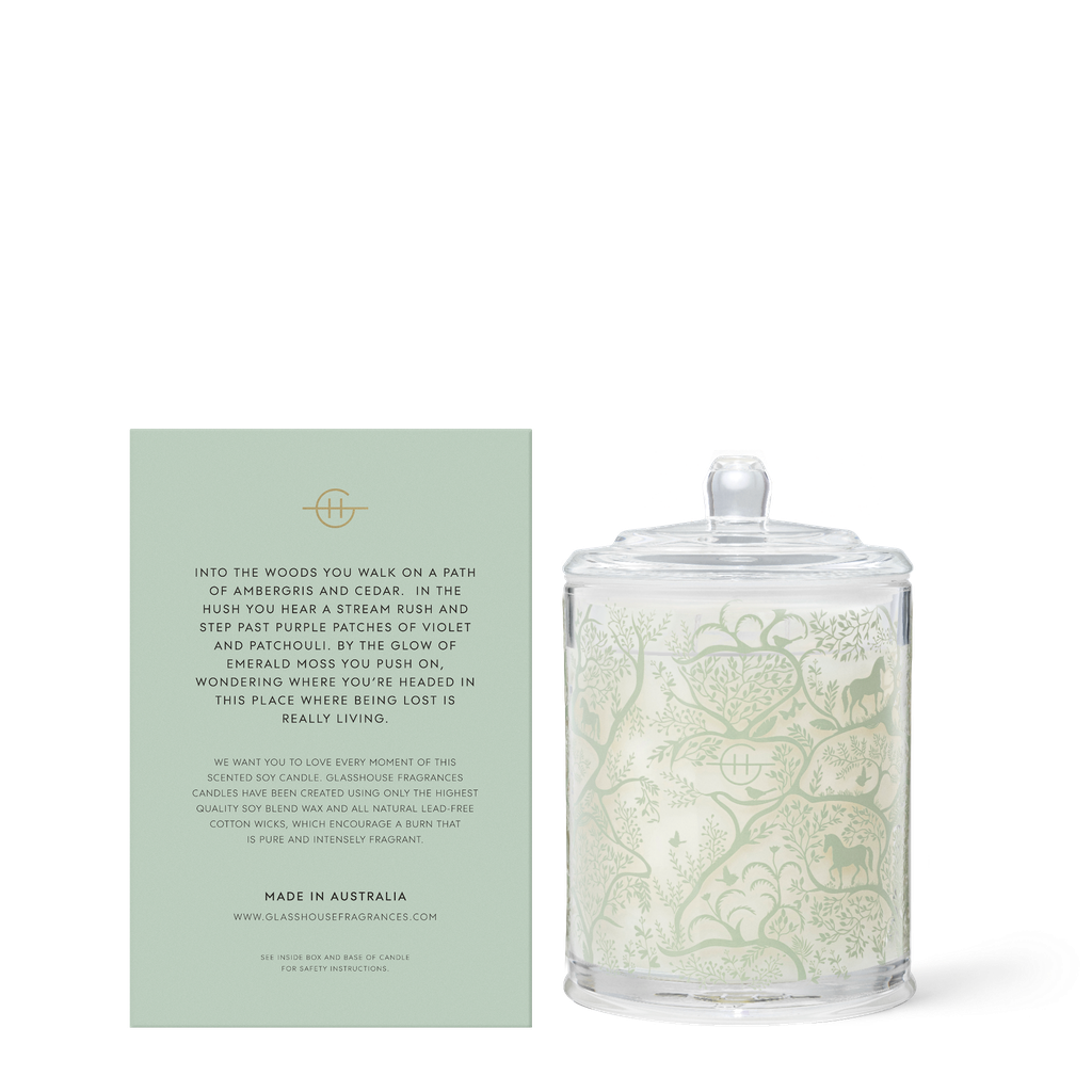 Glasshouse Fragrances Woodland Wander 380g Candle