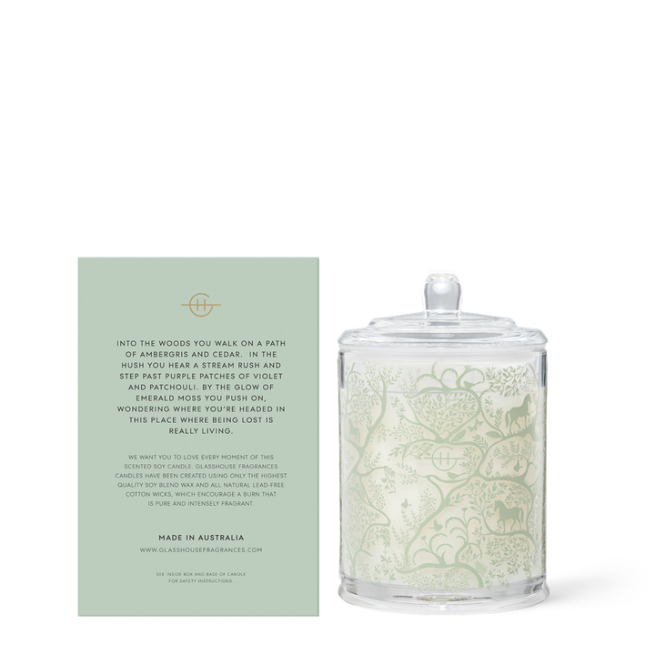 Glasshouse Fragrances Woodland Wander 380g Candle