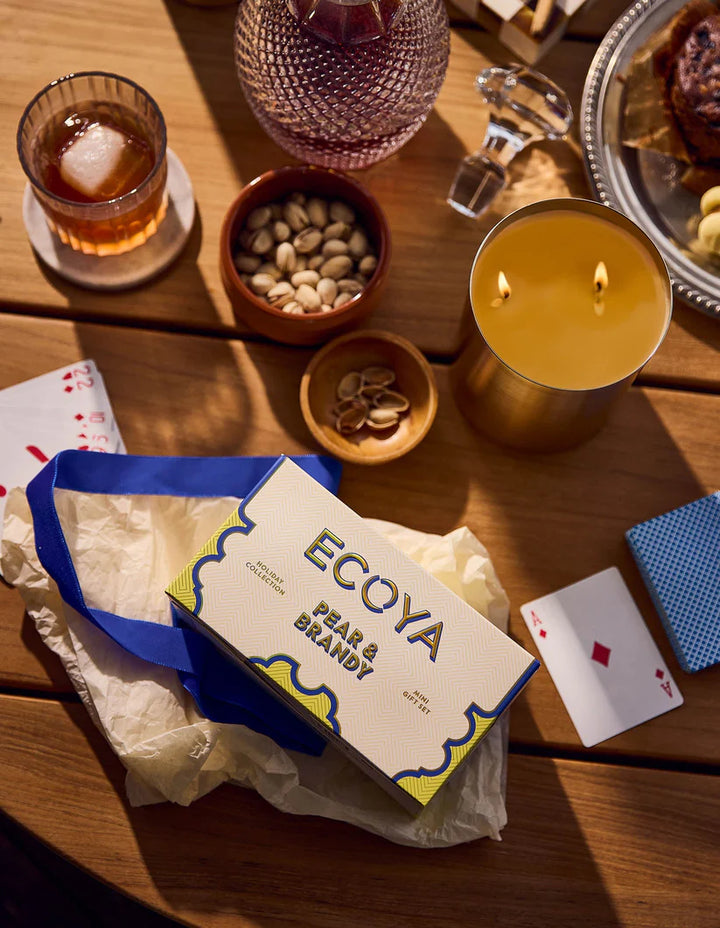 Ecoya Pear & Brandy Mini Gift Set