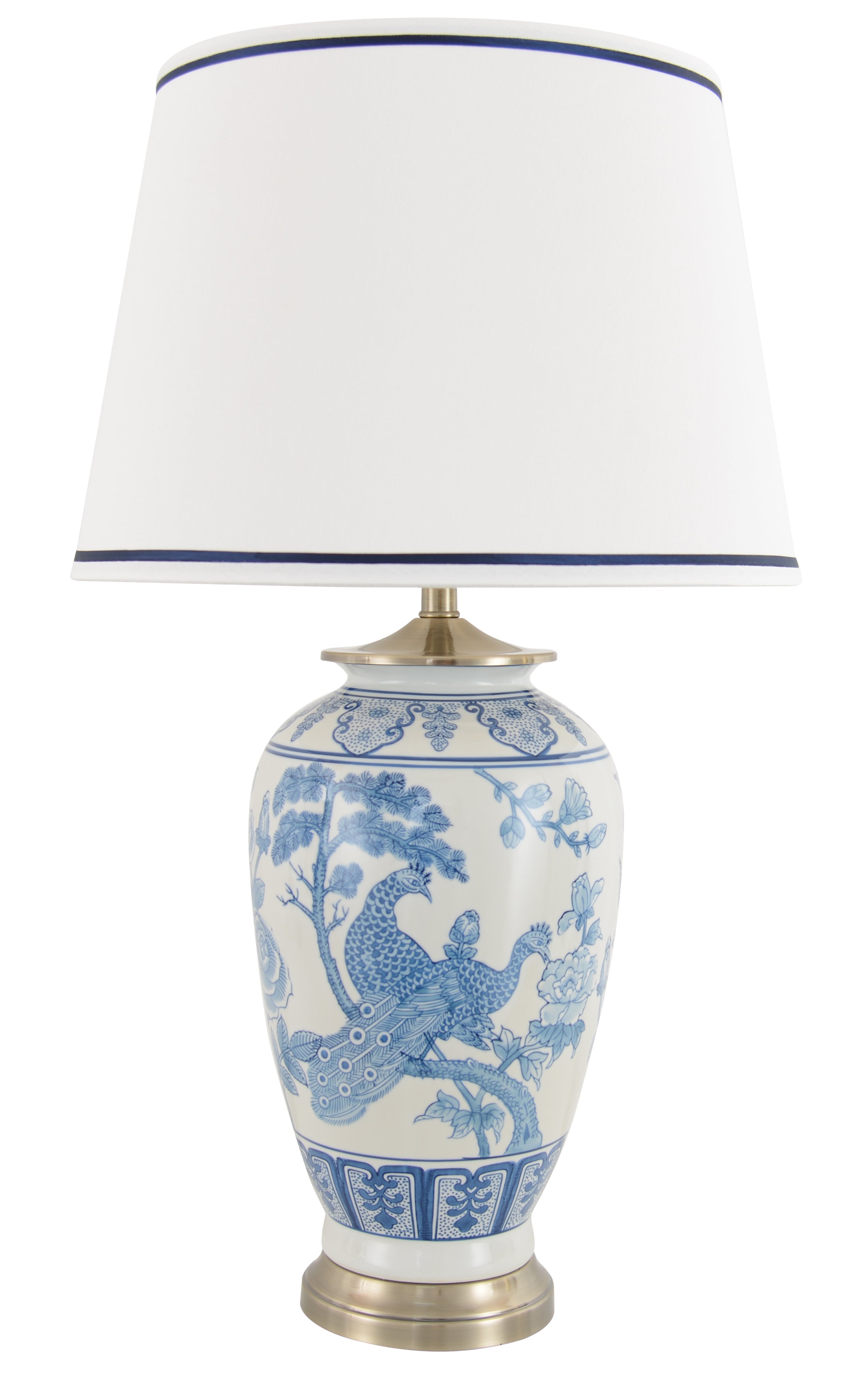 Blue base deals table lamps