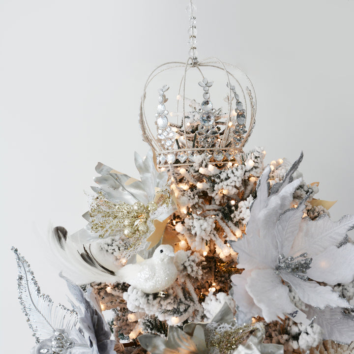 Silver Crown Tree Topper