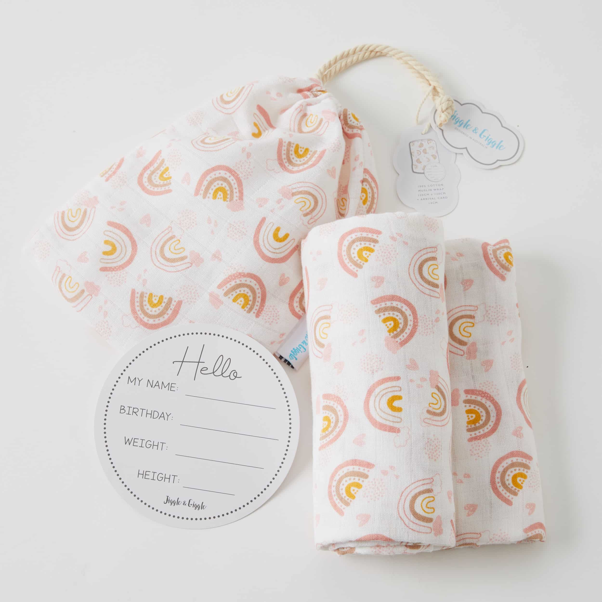 Rainbow best sale muslin wrap