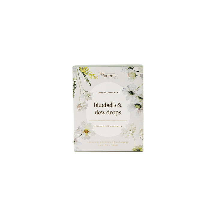 Wildflowers Bluebells & Dewdrops Candle 400g