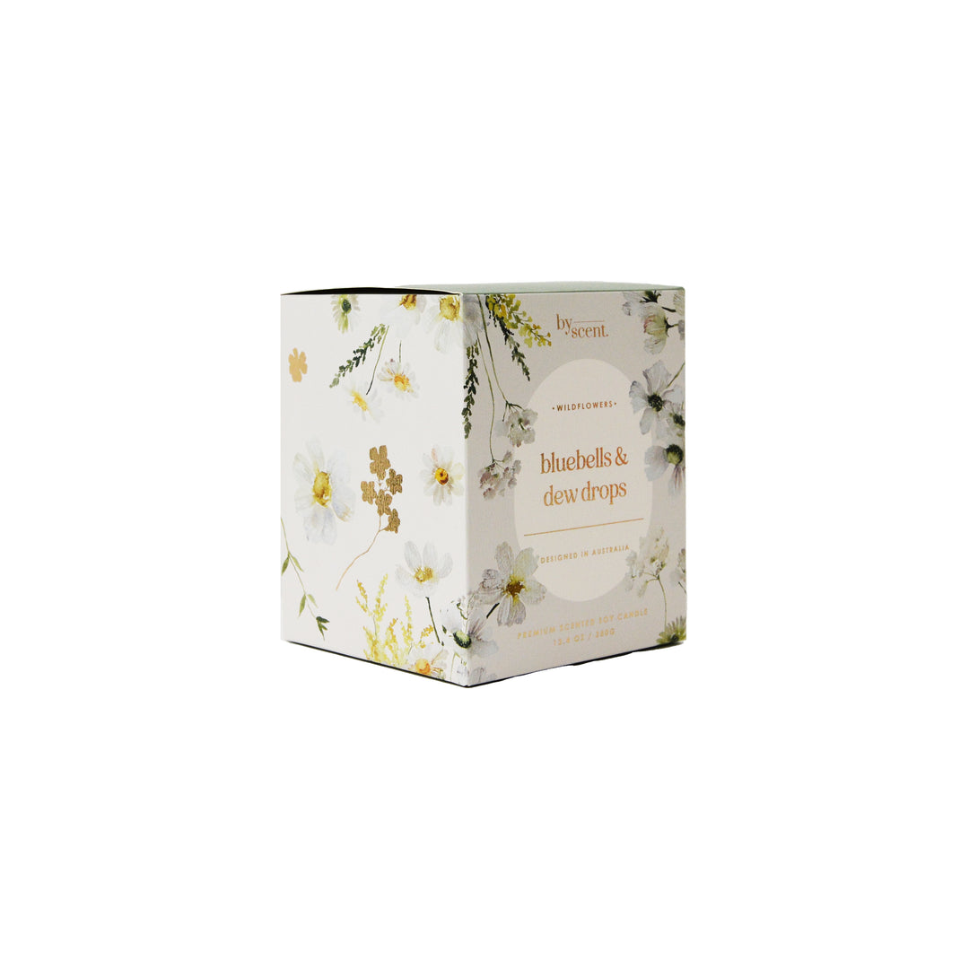 Wildflowers Bluebells & Dewdrops Candle 400g