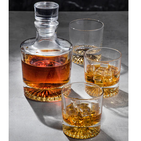 Enzo Gold 2pk Whisky Glass