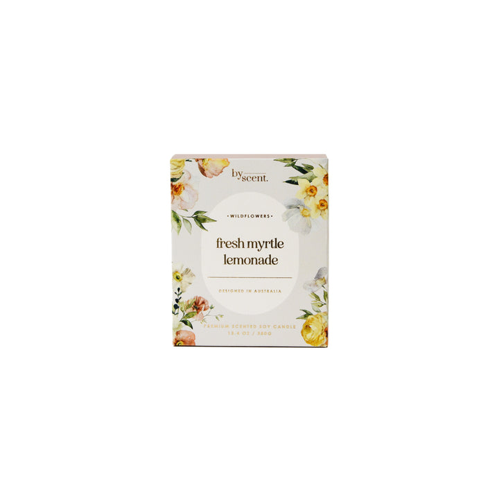 Wildflowers Fresh Myrtle & Lemonade Candle 400g