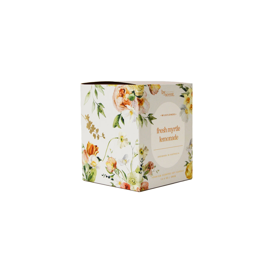 Wildflowers Fresh Myrtle & Lemonade Candle 400g